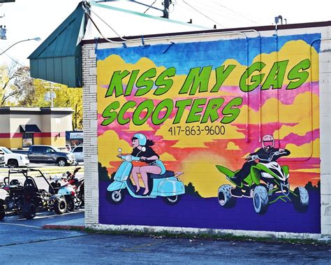 kiss my gas|kiss my gas scooter springfield.